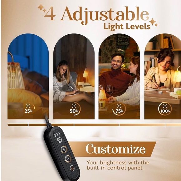 Candle Warmer Lamp with Timer  2 light bulbs included / Candle Lamp Warmer / NEW - Picture 4 of 8